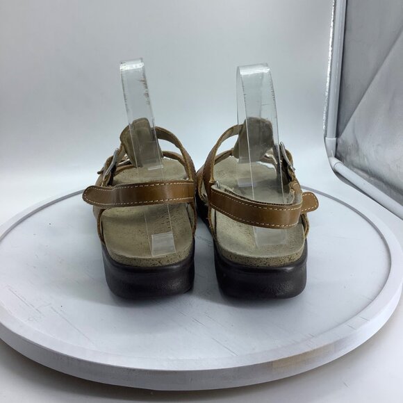 SAS Brown Leather Sandals - Picture 4 of 7